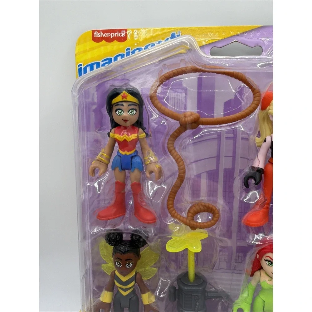 DC Super Friends Figure Set Wonder‎ Woman Harley Quinn Poison Ivy Bumblebee